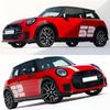 2PCS Car Body Sticker NO.52 Wing Vinyl Decal For Mini Cooper R56 R57 R58 R50 R52 R53 R59 R61 R60 F60 F55F56F54 Ized Stripe