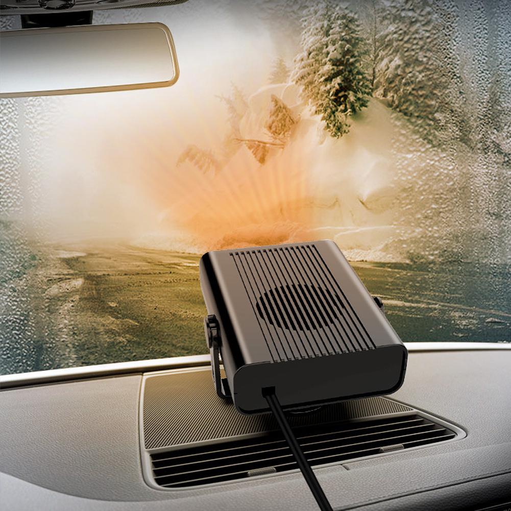 12V 360° Rotation Car Heater Car Heating And Cooling Dual-Use Car Window Defogging And Defrosting 500W Electric Car Heater