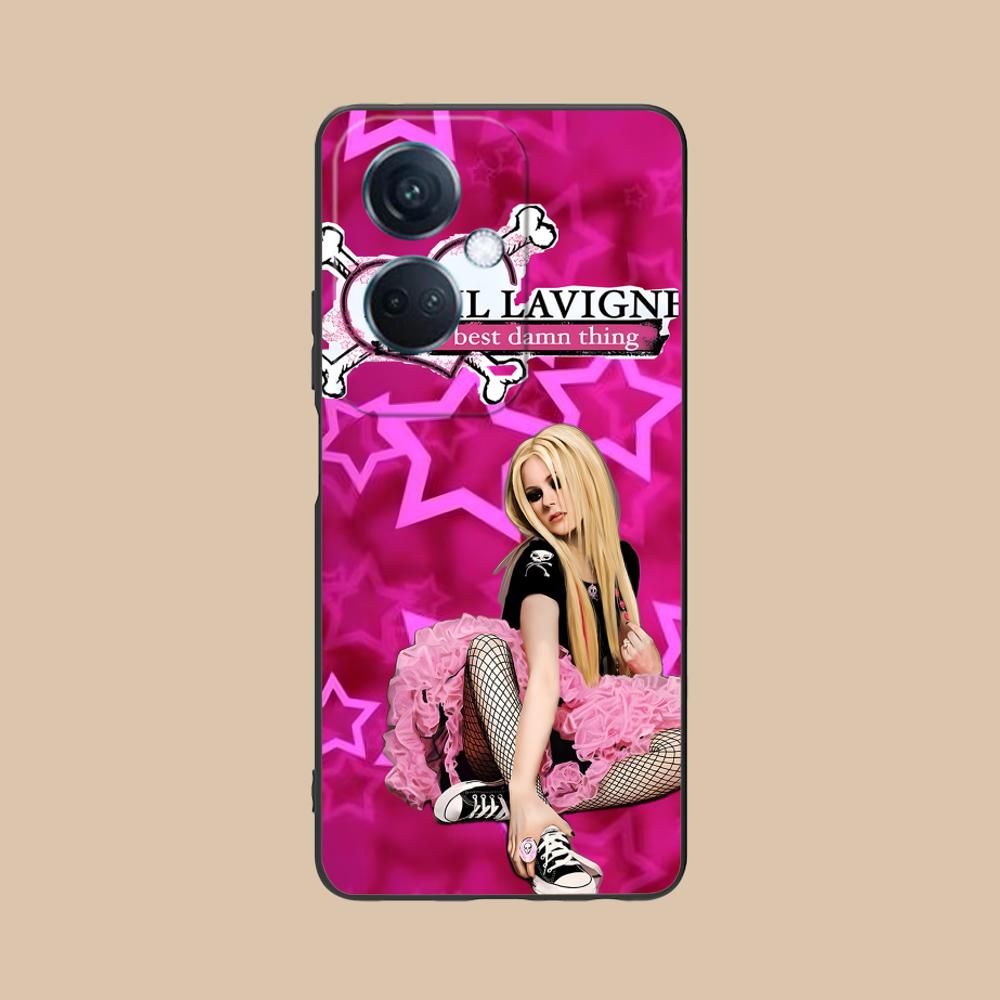 Avril Lavigne Matte TPU Mobile Phone Case for OPPO Find X9 X8 X7 X6 X5 X3 X2 Plus s Pro Ultra Lite Colorful Printing Cover