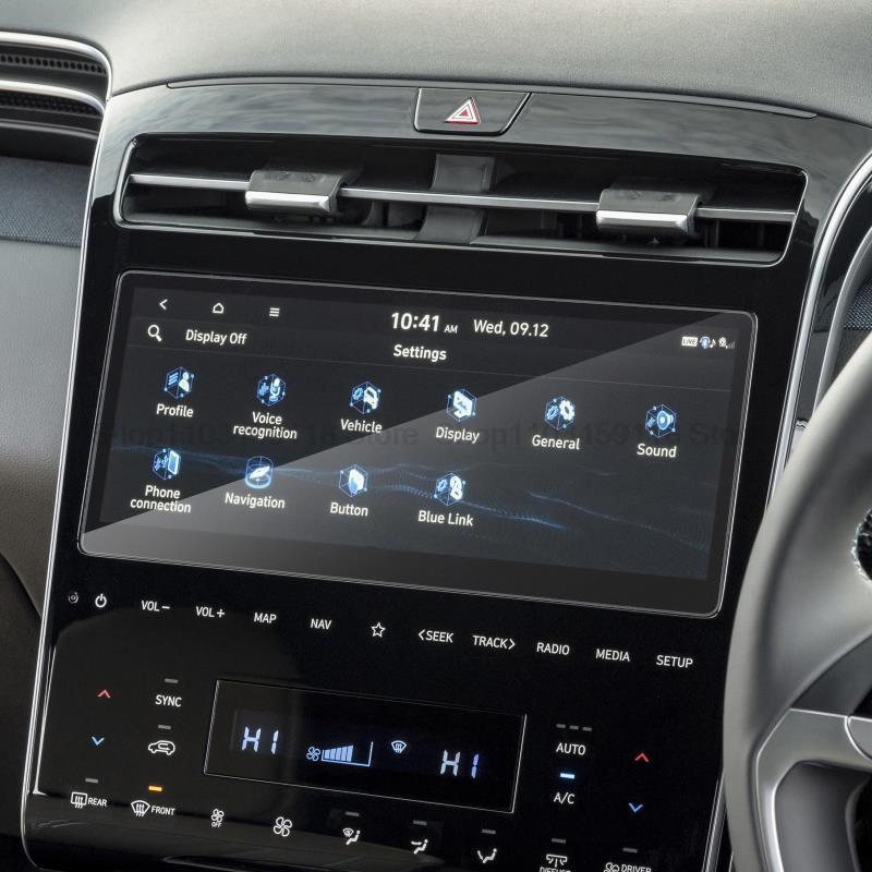 Tempered Glass screen Protectior Film For Hyundai Tucson NX4   10.25 Inch Interior Navigation Center Control Touchscreen