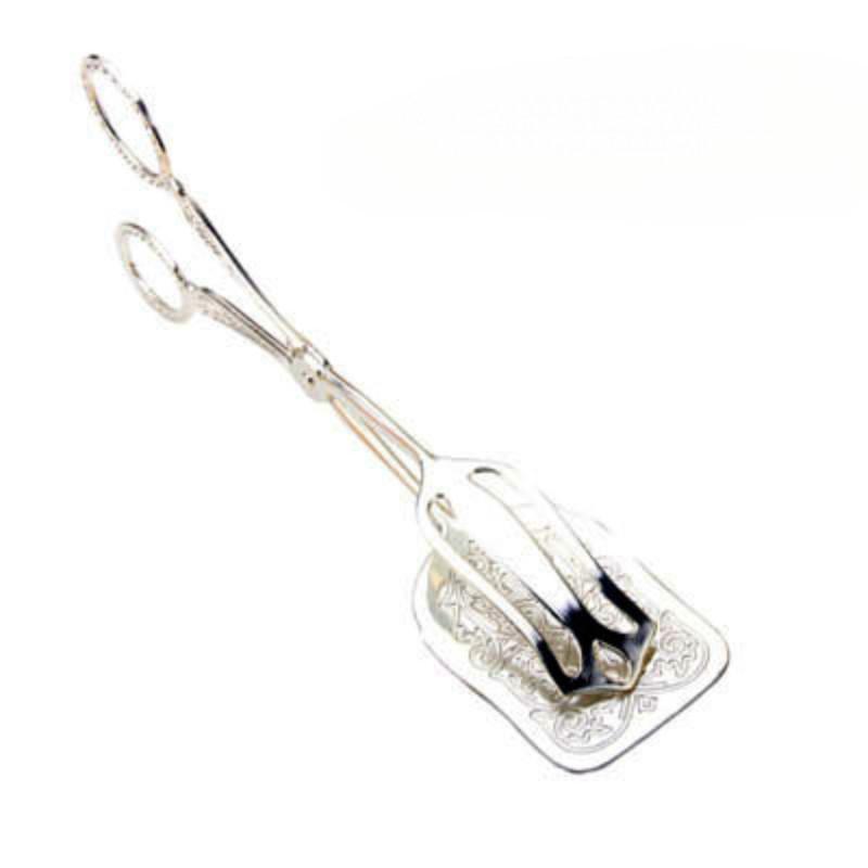 Zinc Alloy Metal Spoon Salad Clip Exquisite Party Self-Service Clip Tray Cake Birthday Party Tableware Clip Multifunctional