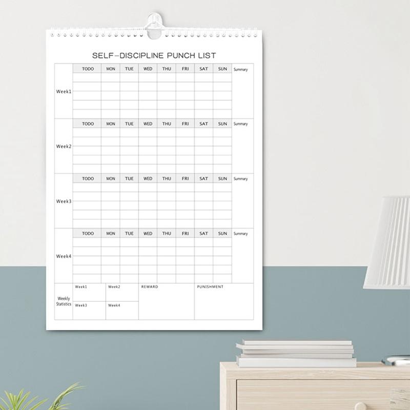 Paper Calendar Whiteboard Month Dry Erase Blank Planner Monthly Planning Work Boards Premium Durable Quality Useful