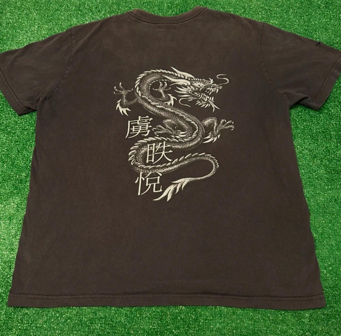Vintage Y2K Tribal Dragon Tattoo Daytona FL VTG shirt Mens XL Punk Grunge XL