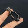 Tree Of Life Black Tourmaline Gemstone Copper Wire Wrap Handmade Pendant Jewelry Gift For Her