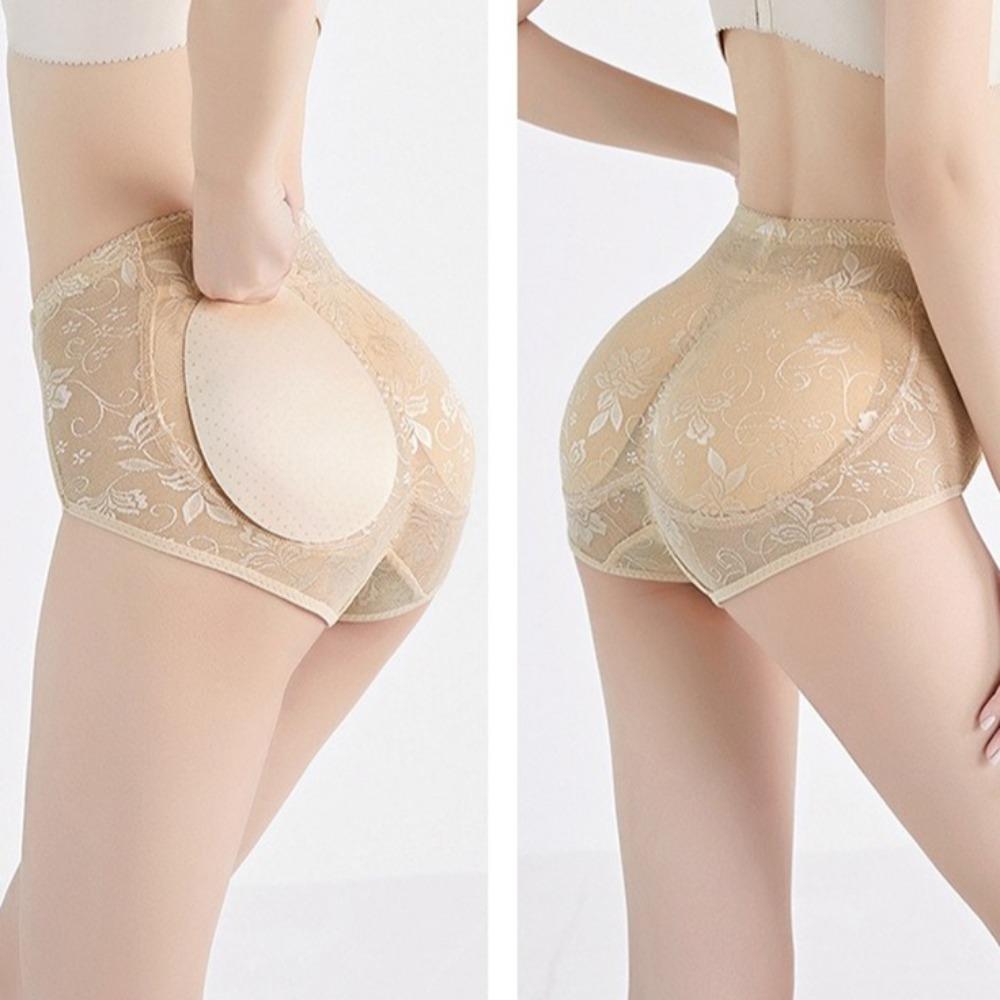 High Waist Padded Butt Underwear Seamless Women's Push Up Shaper Hip Shapewear Panties  Women