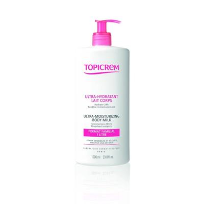 Topicrem, Ultra-Feuchtigkeitsspendende Körpermilch, Körpermilch, 1000 ml