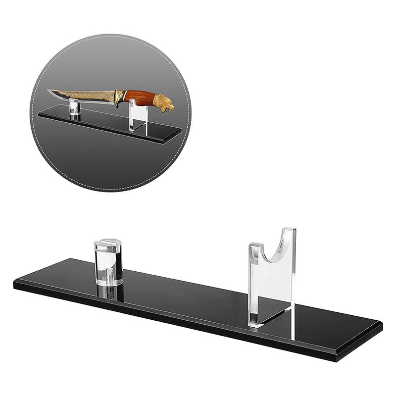 Messer Ausstellungsständer Messer Auslage mit Stützrahmen Messer Sammlungs Auslage Acryl Messer Tischaufsteller Für Jagd