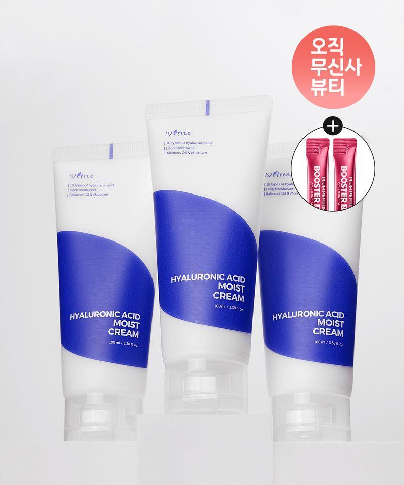 Hyaluronic Acid Moist Cream 100ml (Gift: Plum Booster 2ml x 2EA)