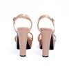 Women's Thick Heel Platform Strap High Heels - Summer 2023 Edition