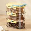 3/4/5 ks Uzavřená sklenice Stohovatelná sada úložných boxů na koření Kompaktní design Průhledné nádoby na koření Organizér do zásuvky na koření