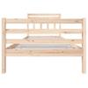 Solid Wood Bed Frame 100x200 cm
