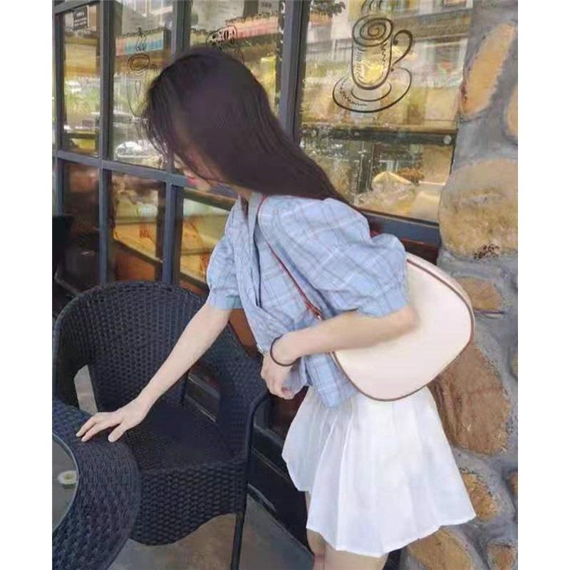 Korean Niche Crescent Underarm Bag Women Luxury Fashion Mini Handbag Single Shoulder Crossbody Purse