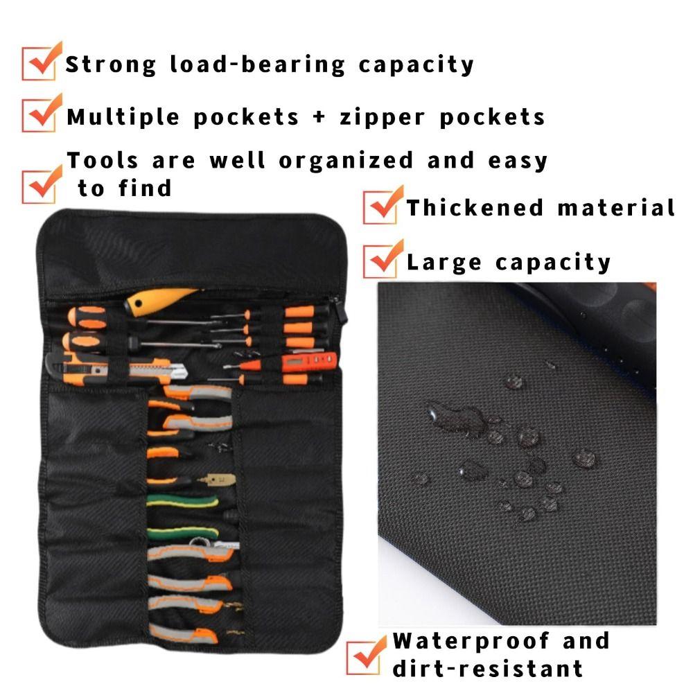 Elastische Spirale Multifunktions-Werkzeugkiste Handtasche Werkzeugaufbewahrungstasche Passform