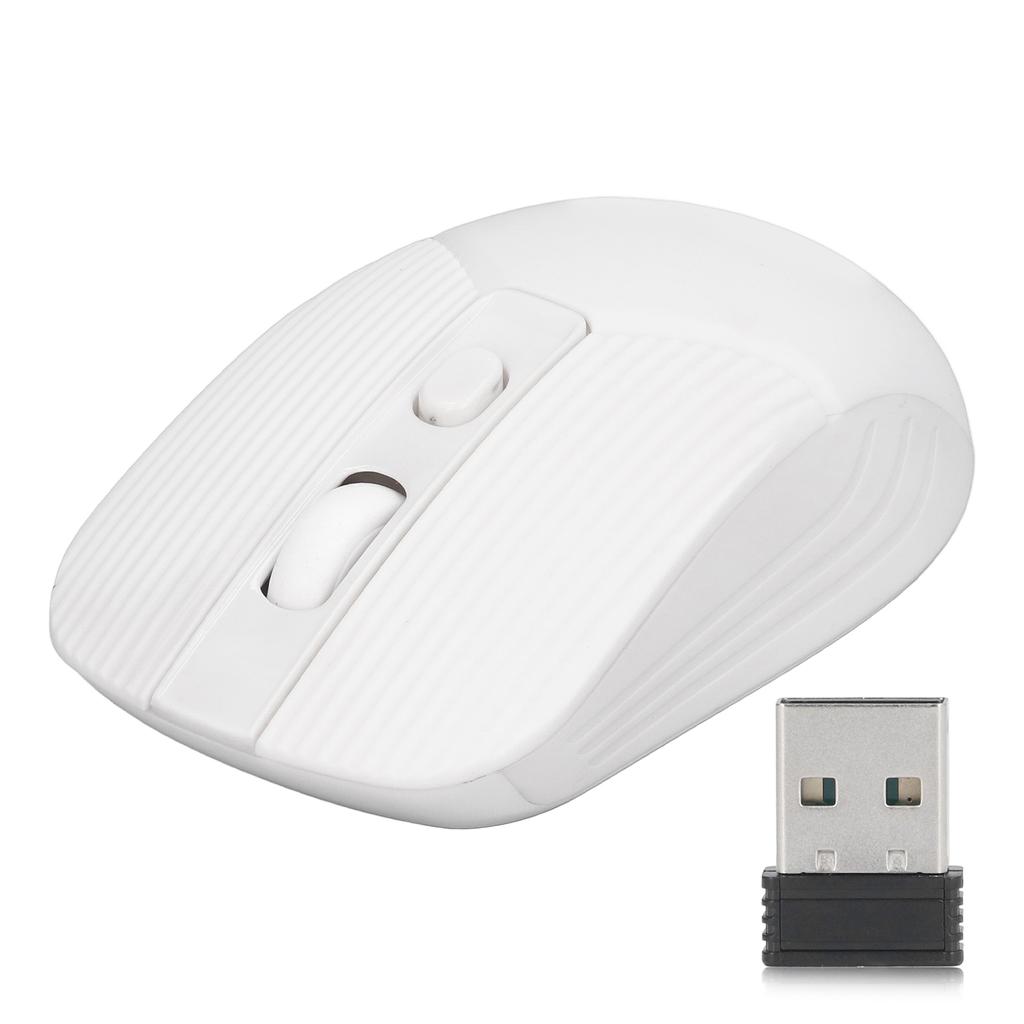 Wireless Mouse 2.4G Wireless 2400 DPI Ergonomic USB Receiver Silent Ultra Slim Classic Office Mouse