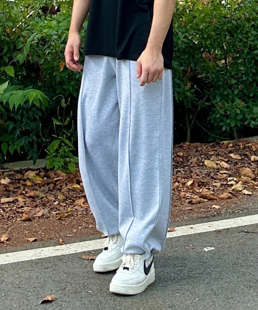 XOX Semi-Wide String Sweatpants [M/Grey]
