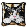 Cute Animals Latch Hook Kit Embroidery Pillow Knotted Stitch Embroidery Kit Hand Hooks Knitted Carpet Latch Hook Rug Kits Decor 