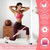 Yoga Resistance Bands Stretching Belt for Fitness Elastic Pilates Pull Resistance Bands Equipment for Butt Gym Workout Sports