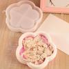 DIY Epoxy Resin Mold Flower Shape Storage Plate Silicone Mold Jewelry Holder Tray Mold DIY Craft Gift Home Desktop Decoration