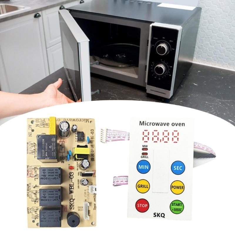 Microwave Universal Computer Control Board Thin Button Replacement Circuit Board With Enhanced Stability Enduring