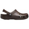 Crocs Classic clog leatherette fashion and versatile hole shoes unisex brown