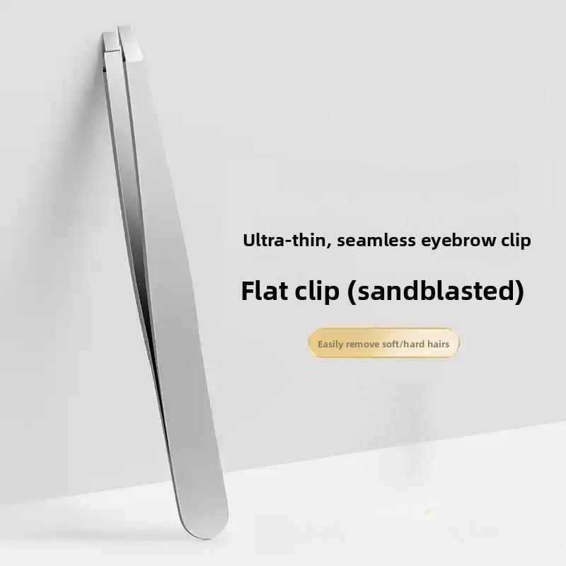 

Профессиональный инструмент для красоты для лица Маникюрный инструмент Плоское открытие Пинцет для бровей Щипцы для бровей из нержавеющей стали