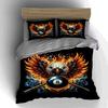 Fiery Eagle Design. Bedding Duvet Cover Sets Duvet Covers Pillowcases Gifts (1 * Duvet Cover 2 * Pillowcases, Without Duvet Insert)