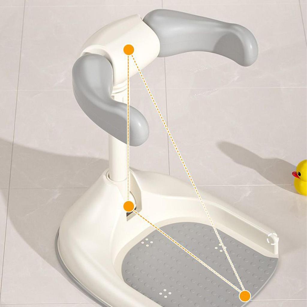 Baby Bath Support Adjustable Baby Bath Tub With Shower Stand Foldable Infant Bath Stand For Toddlers