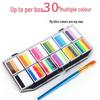 12-Color Patchwork Body Paint: Removable, Brush-Ready, Easy To Apply Halloween Stage Pigment