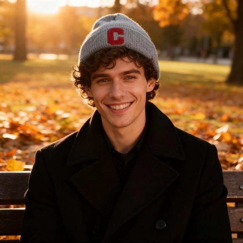 1pc Women's Winter Pompom Beanie Hat,Warm and Cozy Knit Hat Fleece Lining Skull Caps for Women,suitable for Outdoor Activities