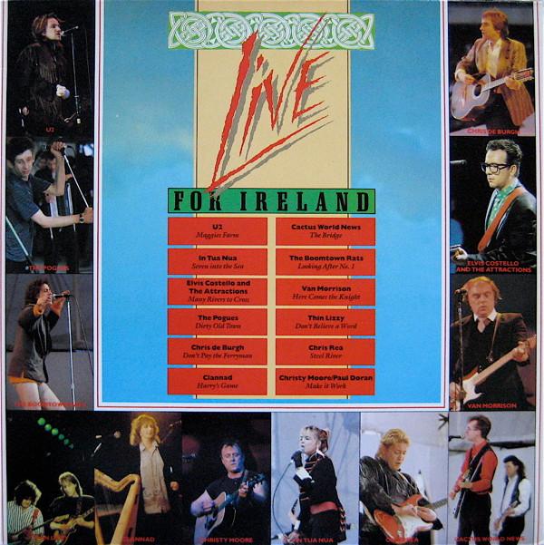 

LP Record VARIOUS Live For Ireland MCG6027 MCA Records 1987 UK Rock Used