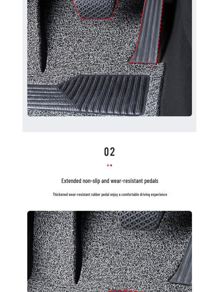 Honda Accord 2000-25 Anti-Slip Wear-Resistant Coil Mat