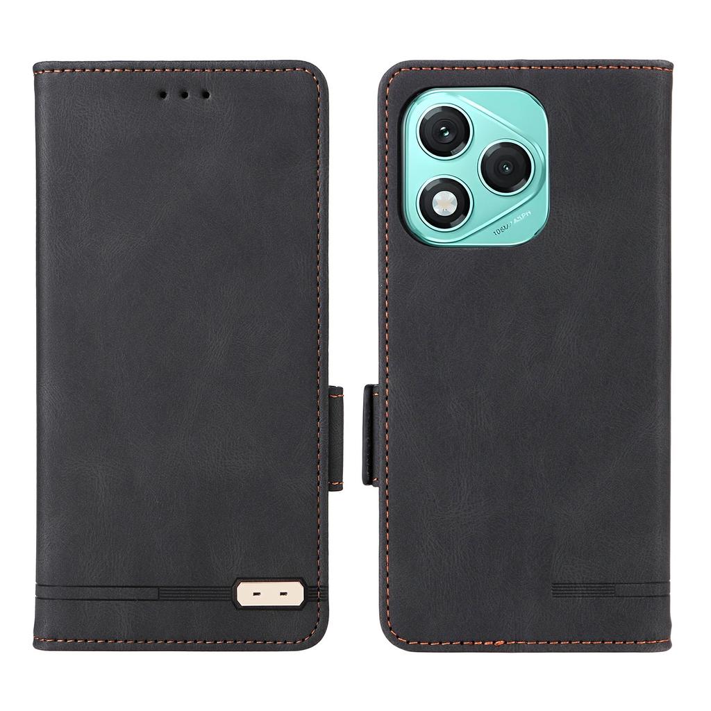 For Honor 400 Lite 5G Case Leather Wallet Flip Phone Cover with Hardware Decor