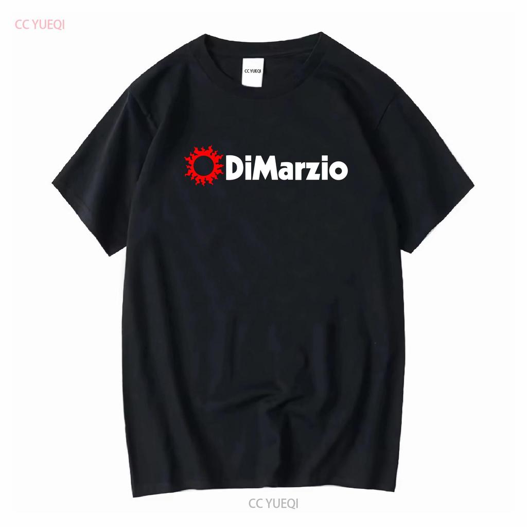 New T Shirt DiMarzio Guitars Company Logo Black Grey White Navy S 3XL vintage Washed homme Versatile Slightly Casual Breathable