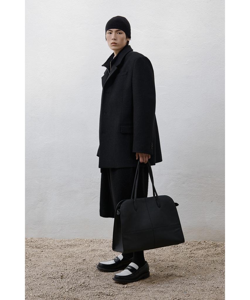 Youth Heavy Wool Half Coat - Charcoal Gray