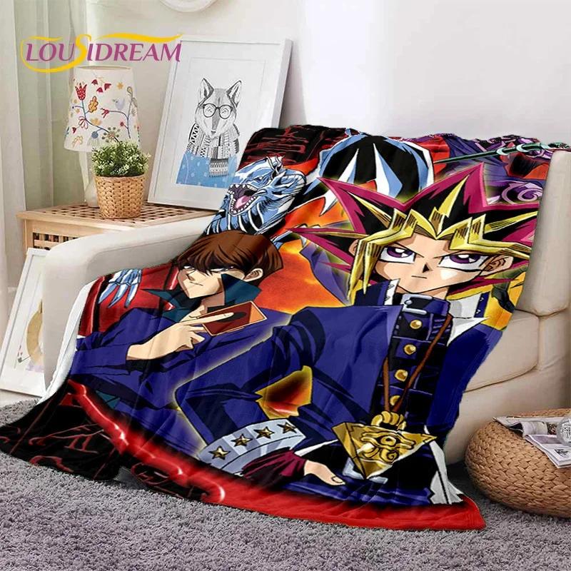

YuGiOh Anime Monster Card Cartoon Soft Throw Blanket for Picnic Bed Sofa Home Bedroom Kids Gift Comfortable 40x50in