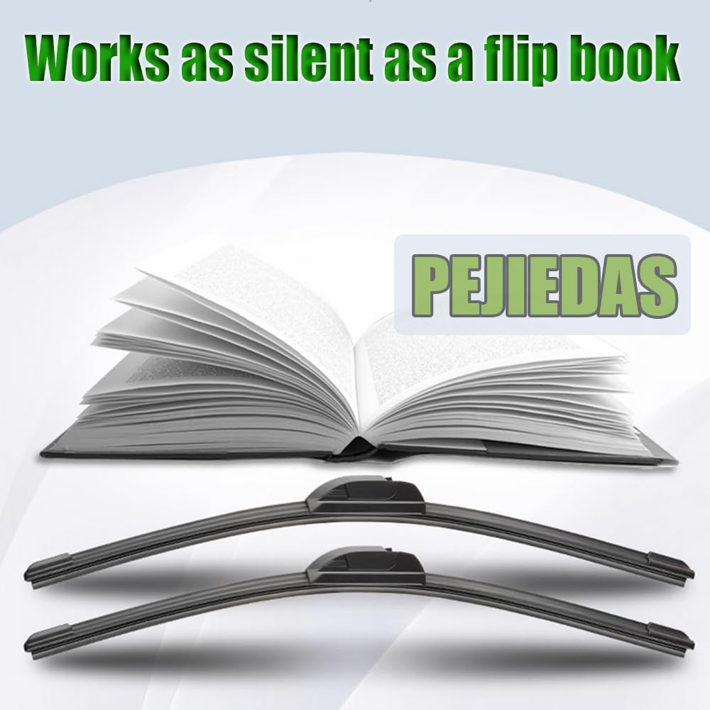 OEM Quality Front Wiper Blades, Replacement For 1995-2004 Toyota Tacoma/ 1984-2002 Toyota 4Runner, OE Original Style (17 Inch + 17 Inch Front Wiper