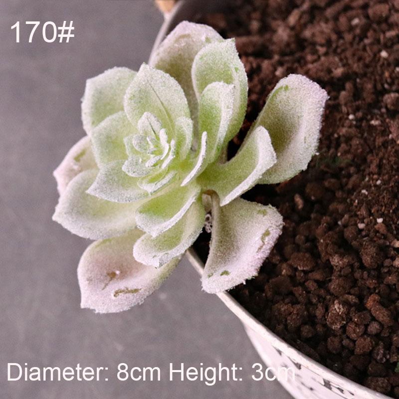 Konstgjorda Suckulenter Växter Vit Rosa Grön Plast Falska Växter Landskap Bonsai plantas artificiales Hem Trädgård Dekoration