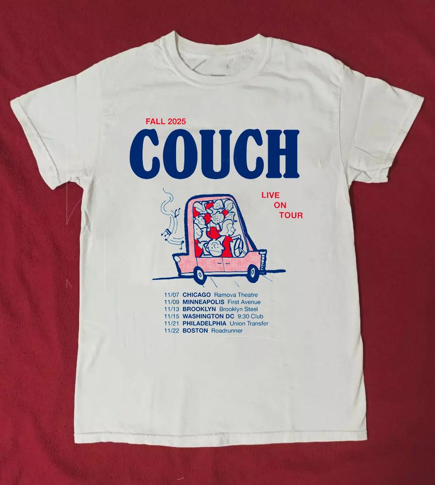 

Couch Band Tour 2025 Short Sleeve Gift For Fan Full Size S to 5XL Tshirt QT384 Unisex T-Shirt XXXL
