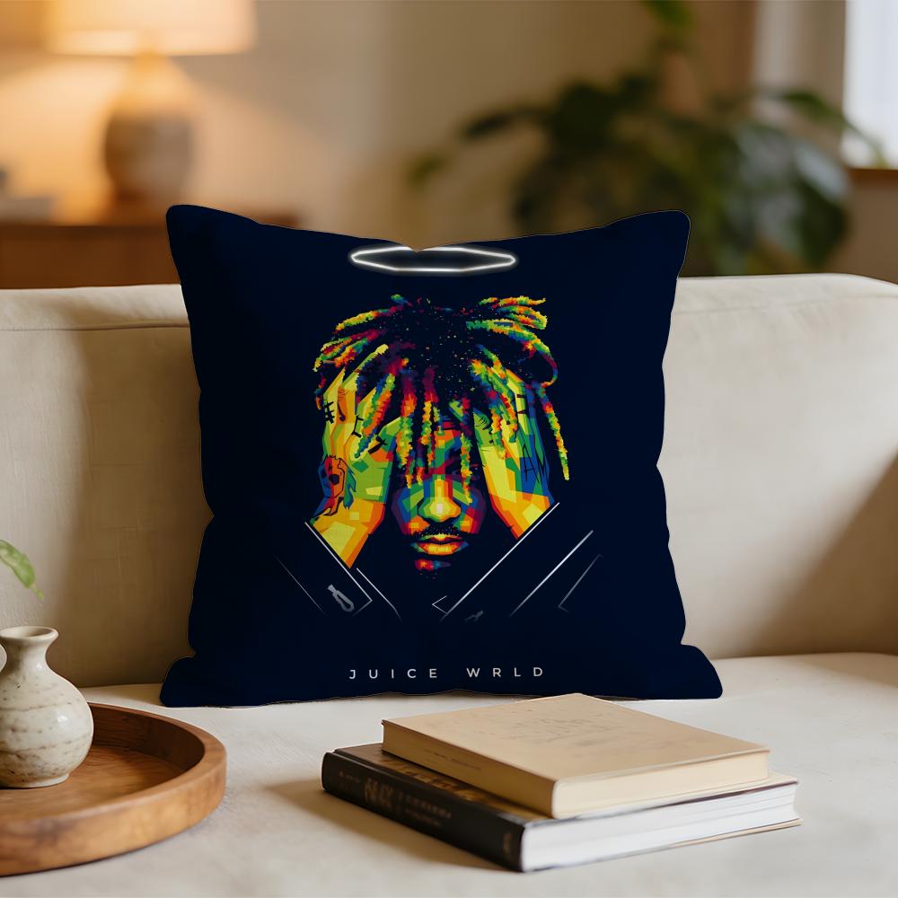 Rapper KKing VVon Cushion Cover Short plush pillowcase for bed sofa carwashable
