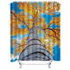 Autumn Tree Waterproof Shower Curtain Heat Resistant Machine Washable Non-Transparent 180x180cm