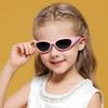 New Cat-eye Childrens Sunglasses UV Protection Silicone Frame Fashion Kids Shades Outdoor Sun Glasses 23089