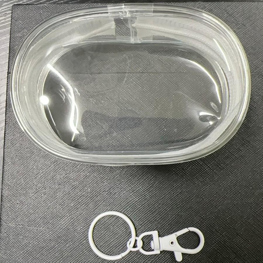 

Transparent Portable Charging and Earphone Storage Winder with Mobile Hook