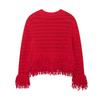 Autumn New European & American Women's Tassel Knit Sweater