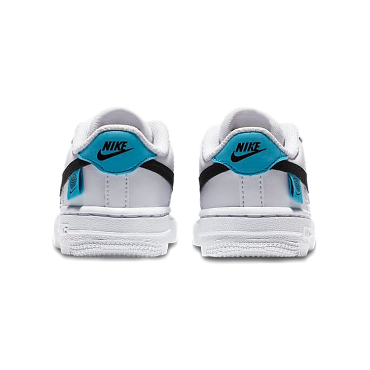 Nike Air Force 1 Worldwide Low top Skateboard Schoenen Wit Zwart Blauw Baby En Peuter CN8541-100