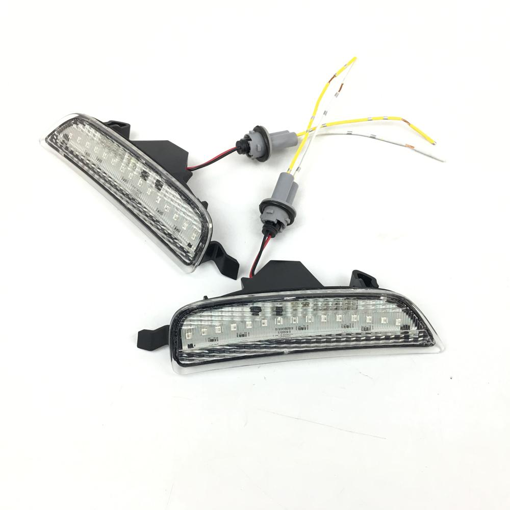 For Mazda Miata MX5 2016 2017 2018 2019 2020 2021 LED Side Marker Light Fender Bumper Lamp Front Amber Red Rear