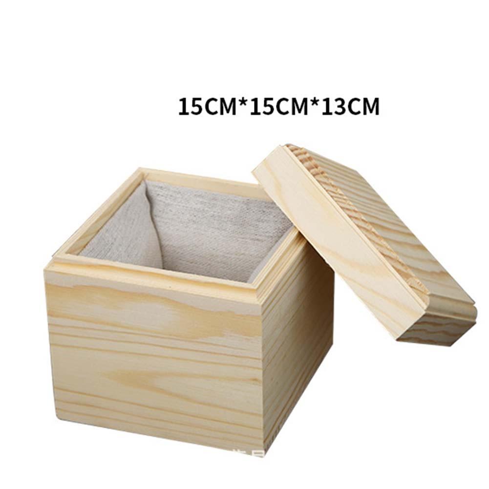 Customizable Wooden Keepsake Box with Soft Liner Perfect for Celebrations