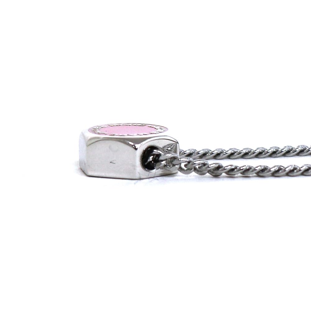Marc Jacobs 4S4JER001J11 029 Women's Necklace, Pendant, Silver, Pink, [Used]