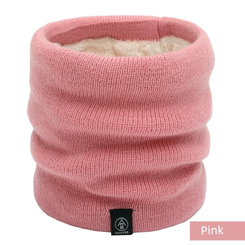 Scarf Men's Autumn and Winter Pullover Women's Heattech Windproof Fleece Thickened Cervical Neck Scarf Mask Scarf Bandana