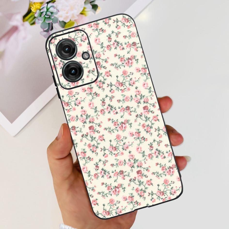 For Motorola Moto G55 5G Case Black TPU Soft Silicone Funda Shockproof Cover For Moto G55 2024 Phone Cover G 55 Protective Shell