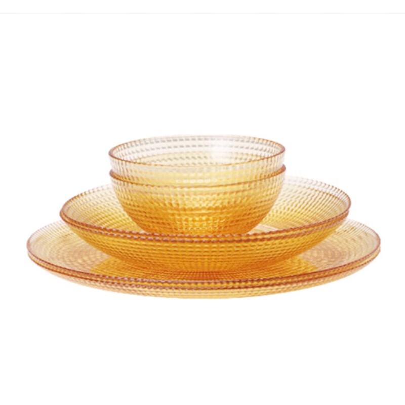 VISIONS Corning Crystal Polka Dot 6-Piece Glass Dinnerware Set